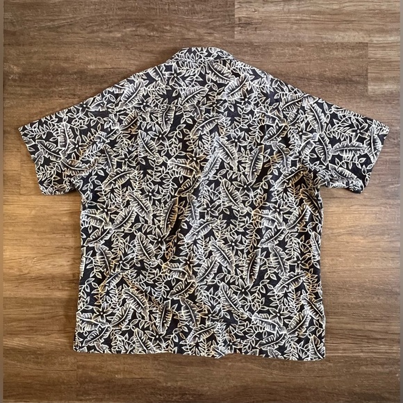 VTG Woolrich Hawaiian Shirt Mens 2XL‎ Short Sleeve Button Down Jeep John Rich B9 - Picture 2 of 6